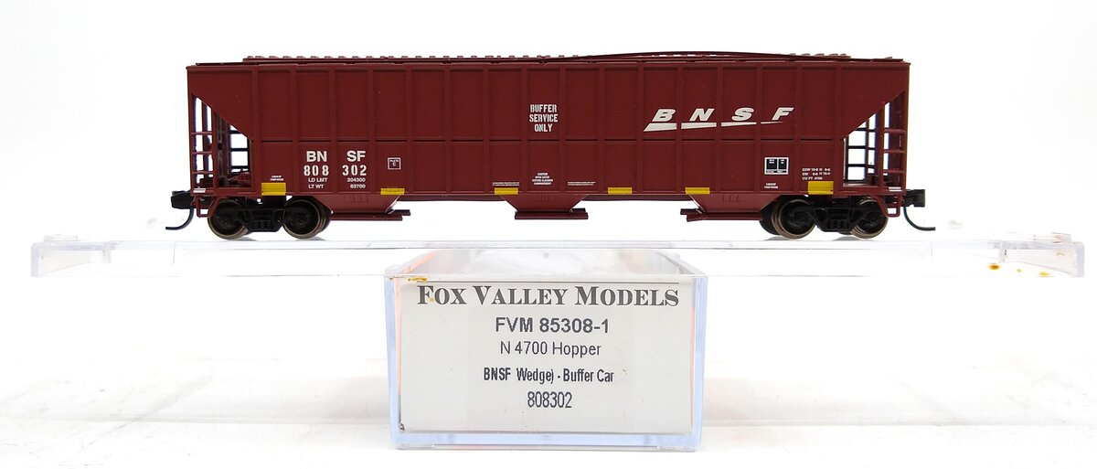 Fox Valley Models 85308-1 N BNSF 4700 Hopper Car #808302