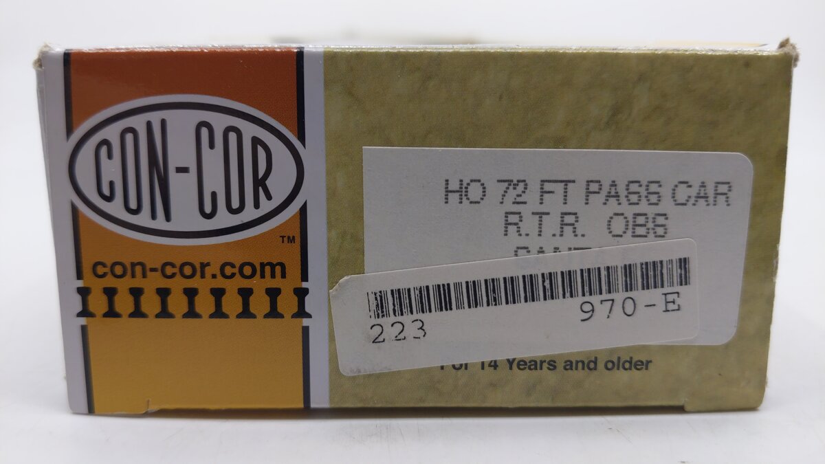 Con-Cor 0001-000970 HO Scale Santa Fe 72 Ft Observation Passenger Car #3246