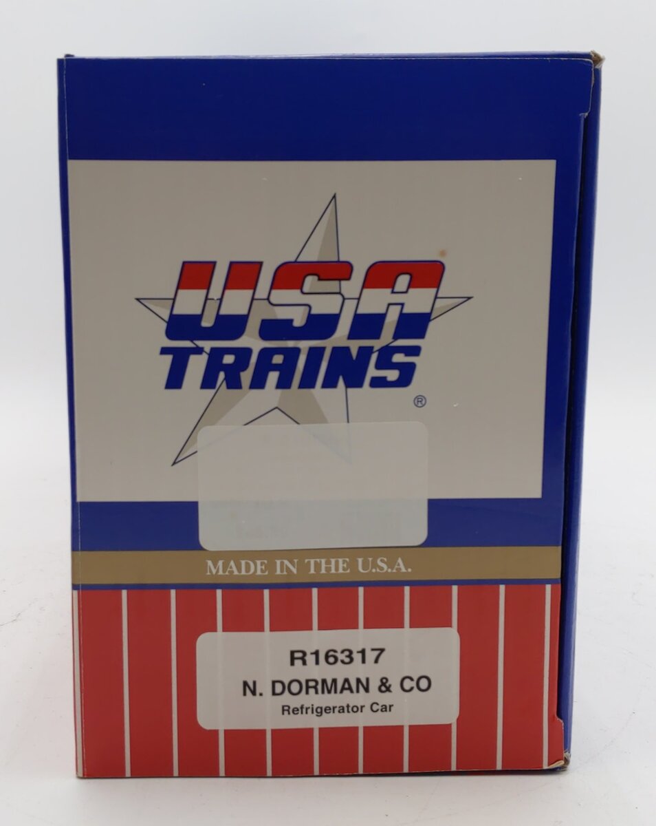 USA Trains R16317 G N. Dorman & Co. Cheese U.S. Refrigerator Cars