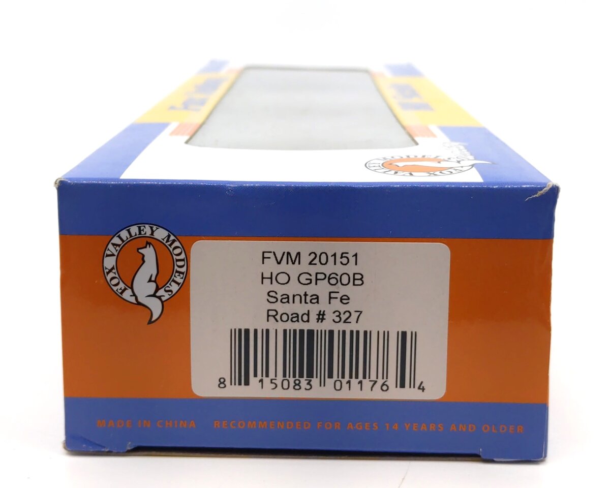Fox Valley Models 20151 HO Santa Fe GP60B Locomotive #327