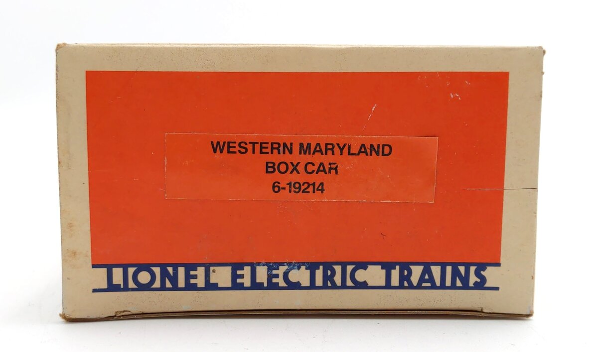 Lionel 6-19214 O Gauge Western Maryland Boxcar #19214 LN/Box