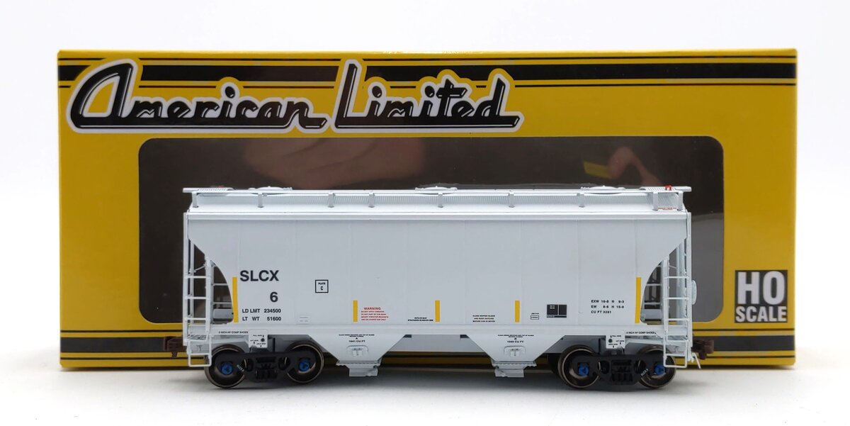 American Limited Models 2009 HO SLCX Trinity 3281 2-Bay Covered Hopper #6