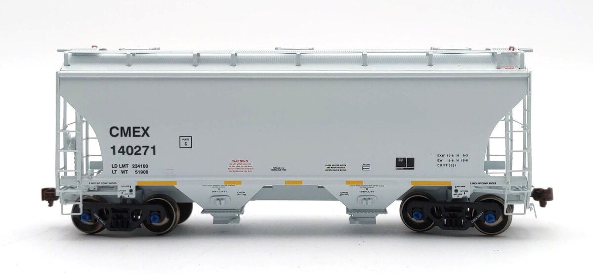 American Limited Models 2045 HO CMEX Trinity 3281 2-Bay Covered Hopper #140271