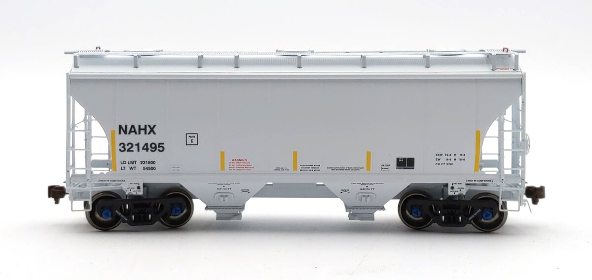 American Limited Models 2014 HO NAHX Trinity 3281 2-Bay Covered Hopper #321495