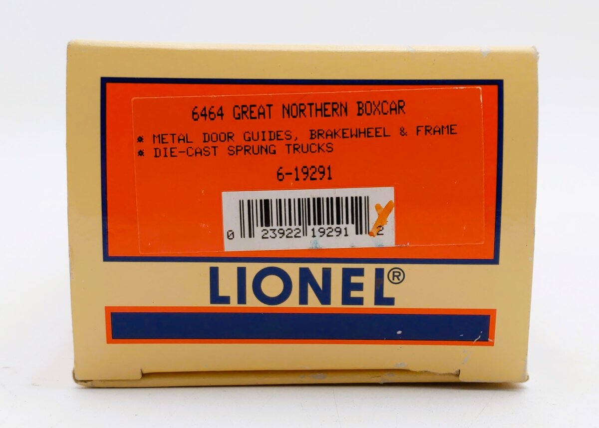 Lionel 6-19291 O Gauge Great Northern Boxcar #6464-397 LN/Box