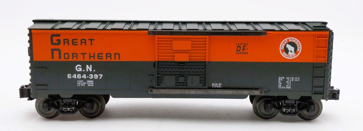 Lionel 6-19291 O Gauge Great Northern Boxcar #6464-397 NIB