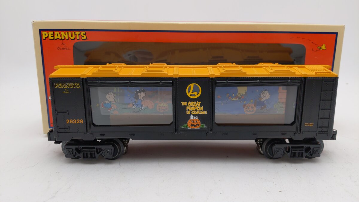 Lionel 6-29329 O Gauge Halloween Peanuts Aquarium Car LN/Box