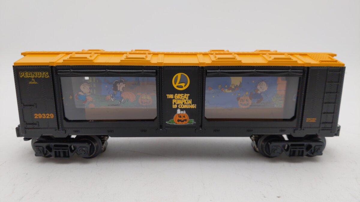 Lionel 6-29329 O Gauge Halloween Peanuts Aquarium Car LN/Box