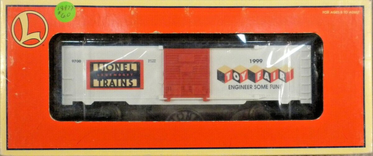 Lionel 6-19977 O Gauge 1999 Toy Fair Boxcar LN/Box
