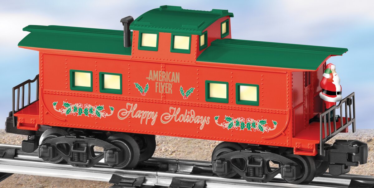 American Flyer 6-49046 S Scale Santa Animated Caboose LN/Box