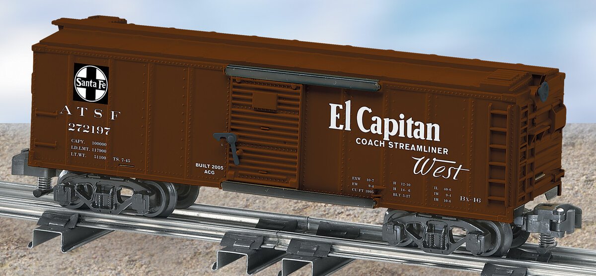American Flyer 6-48358 S Scale Santa Fe Boxcar #272197 NIB