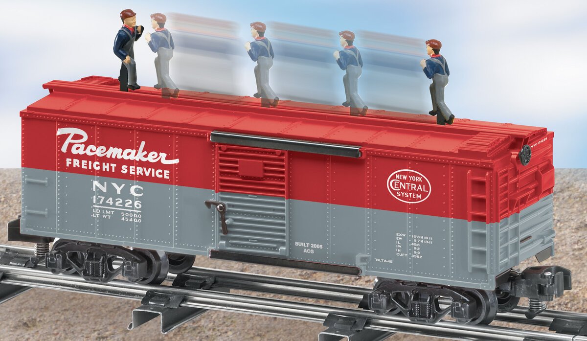 American Flyer 6-49023 S Scale New York Central Walking Brakeman Car #174226