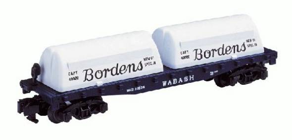 American Flyer 6-48524 S Gauge Borden's Flatcar #25535