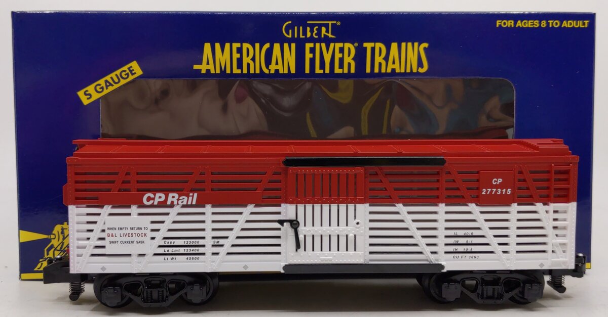 American Flyer 6-48367 S Scale Canadian Pacific Rail Stock Car