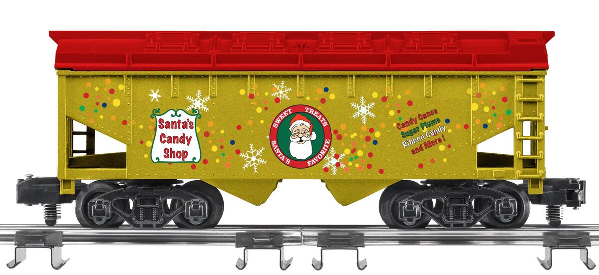 American Flyer 6-48632 S Santa's Candy Shop Christmas Sprinkles 2-Bay Hopper