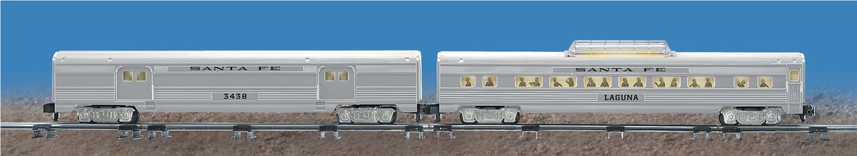 American Flyer 6-48968 S Santa Fe Passenger Car (Set of 2) LN/Box