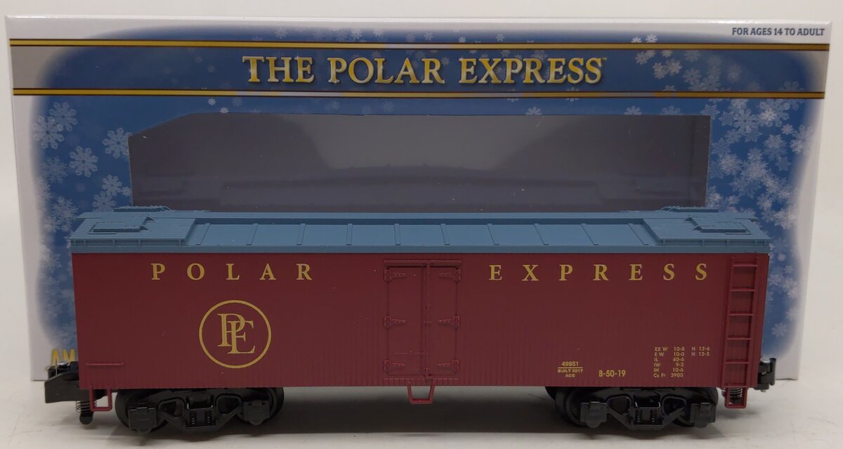 American Flyer 6-49951 S The Polar Express™ Wood-Sided Reefer NIB