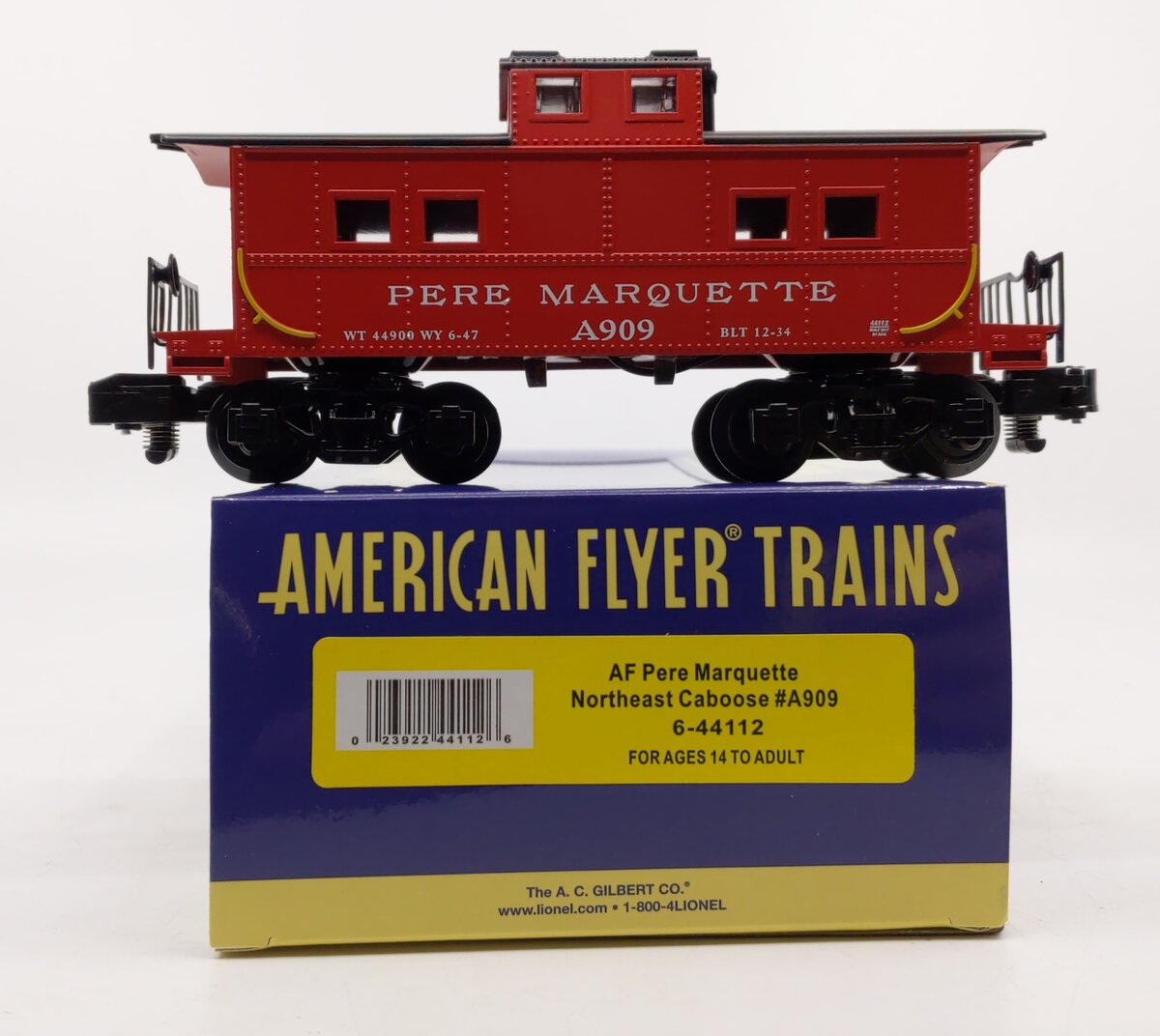 American Flyer 6-44112 S Pere Marquette American Flyer Northeast Caboose #A909