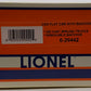 Lionel 6-29442 O Gauge CSX Flatcar with Backhoe #600513 LN/Box