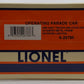 Lionel 6-26786 O Gauge Lionelville Operating Parade Car LN/Box