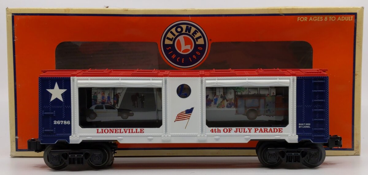Lionel 6-26786 O Gauge Lionelville Operating Parade Car LN/Box