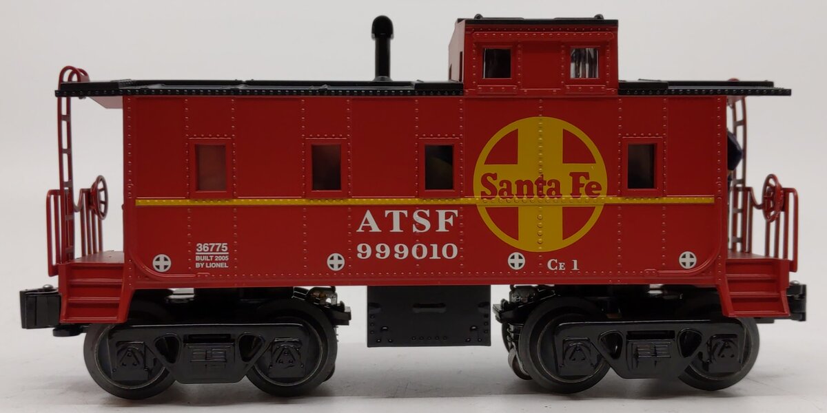 Lionel 6-36775 O Gauge Santa Fe Animated Caboose #999010