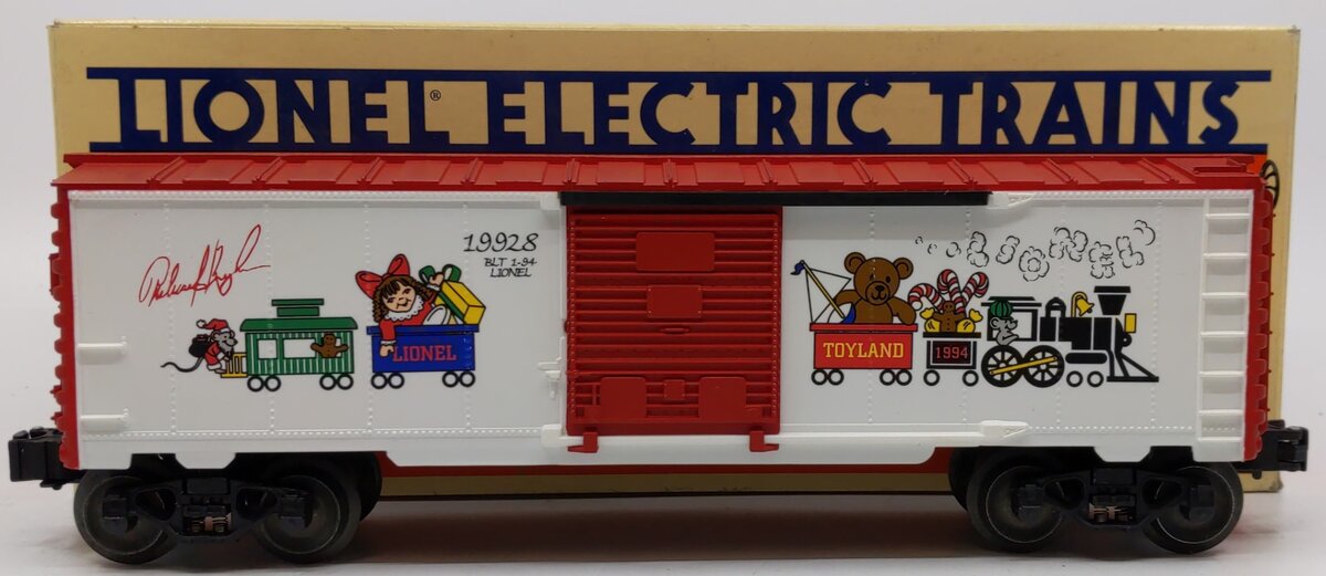Lionel 6-19928 O Gauge Employee Christmas Boxcar LN/Box