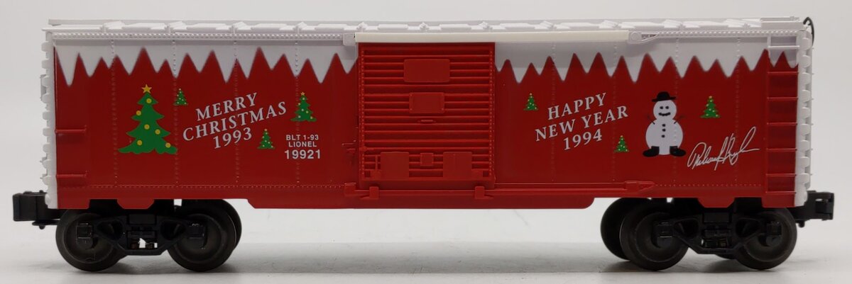 Lionel 6-19921 O 1993 Employee Christmas Boxcar LN/Box
