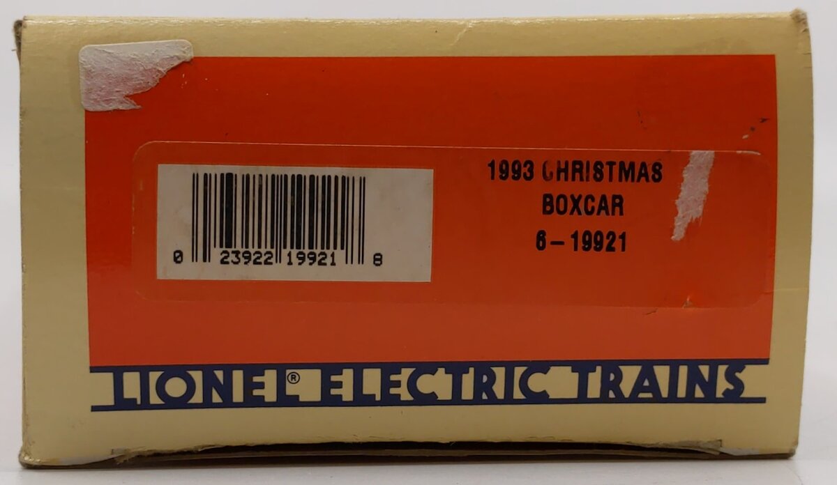 Lionel 6-19921 O 1993 Employee Christmas Boxcar LN/Box