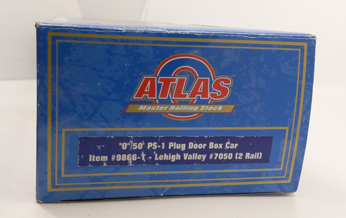 Atlas 9866 O Scale Lehigh Valley PS-1 Plug Door Boxcar #7050 (2-Rail)