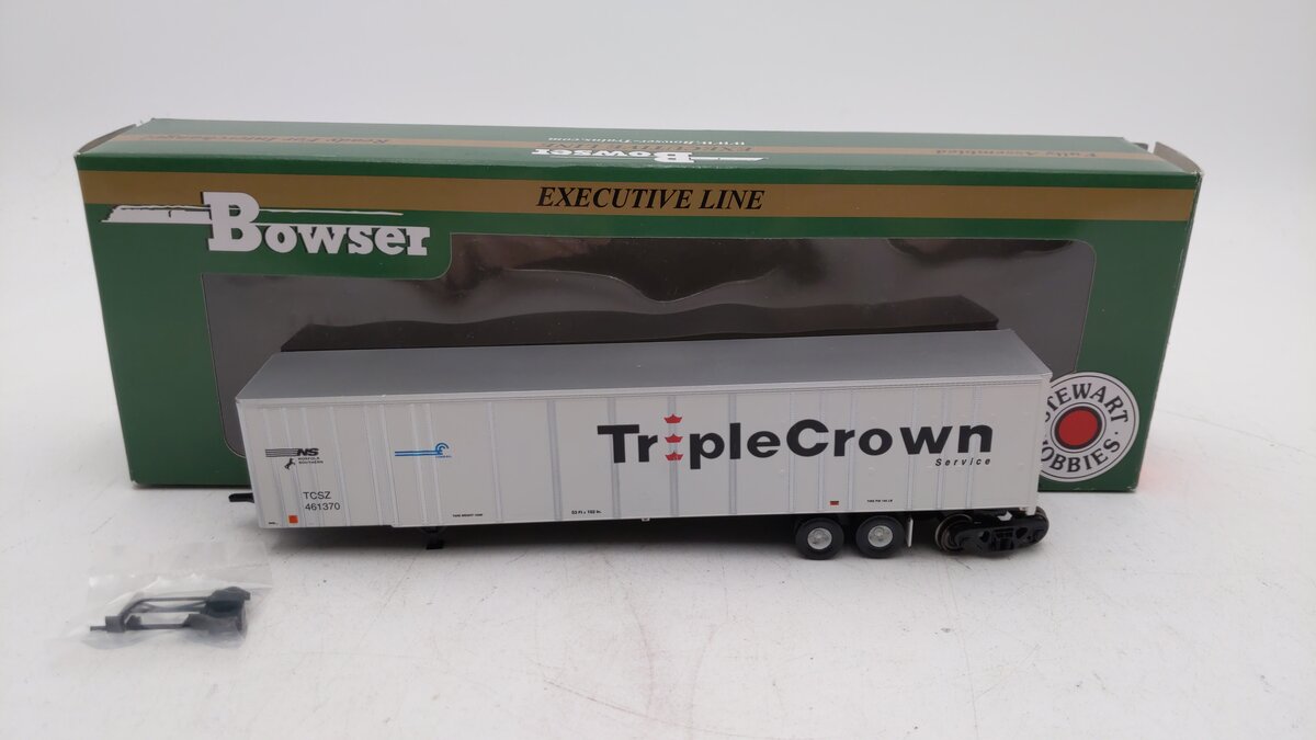 Bowser 40813 HO 53' Roadrailer, CR/NS/Triple Crown #461370