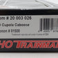 Atlas 20003026 HO Monon Style Steel Center-Cupola Caboose Car #81508
