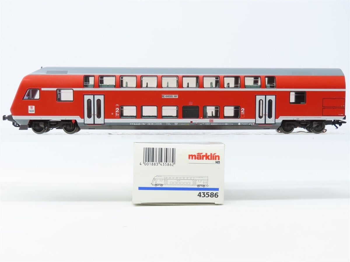 Marklin 43586 HO Scale Bilevel Cab Control Passenger Car