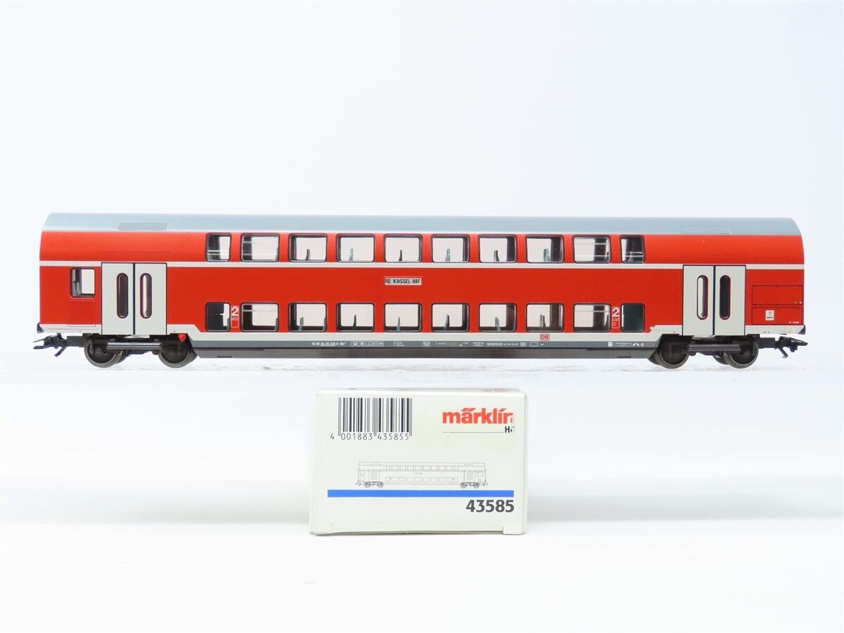 Marklin 43585 HO Scale DB 2nd Class Bilevel Car