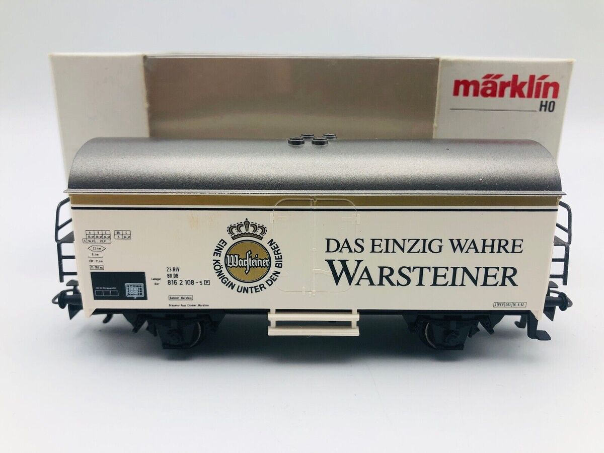 Marklin 4417 HO Scale Beer Car Warsteiner DB