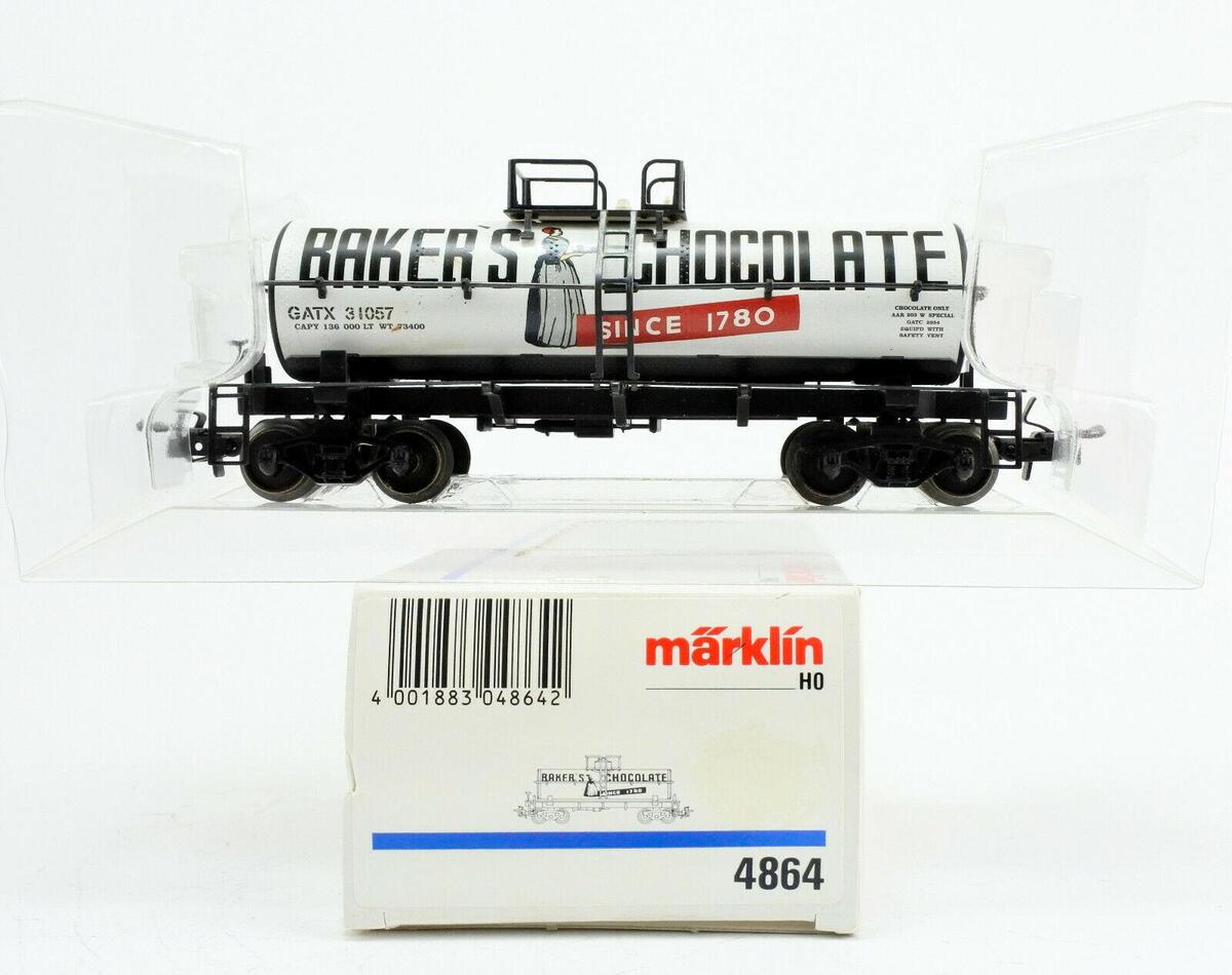 Marklin 4864 HO Scale Baker‘s Chocolate Tank Car LN/Box