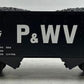 MTH 20-97661 O Gauge P&WV 2-Bay Offset Hopper Car #235 with Coal Load