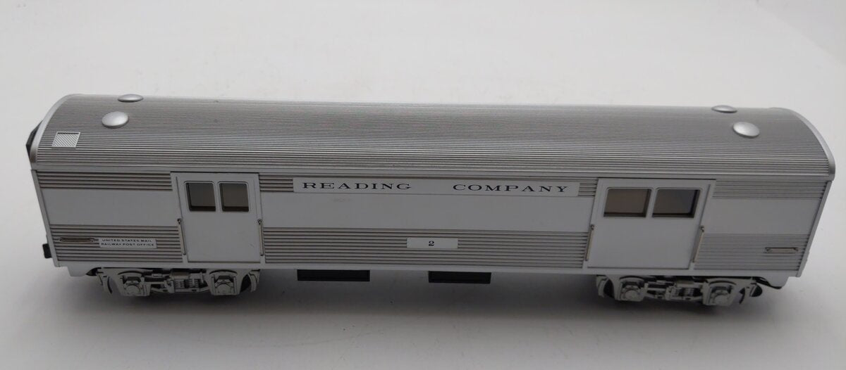 MTH 30-6133B O Gauge Reading Baggage Car #2 LN
