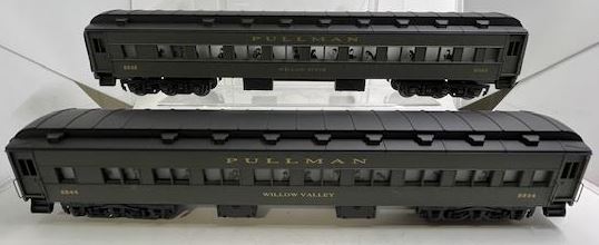 Lionel 6-19066 O Gauge Pullman Heavyweight "Willow" Passenger 2 Car Set MT/Box