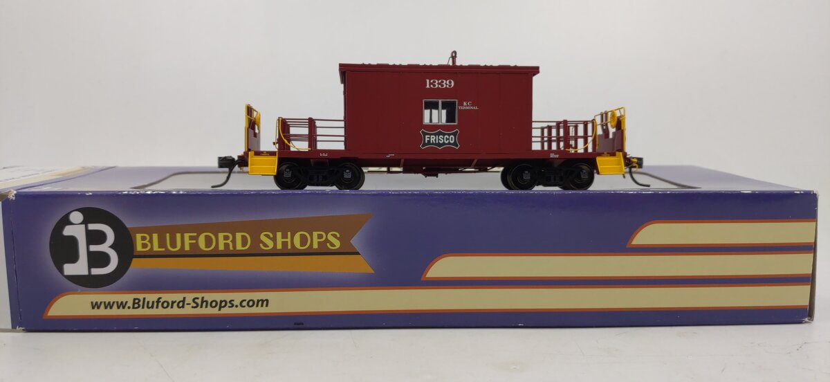 Bluford Shops 34191 HO SLSF Steel Transfer Caboose with Short Roof #1339