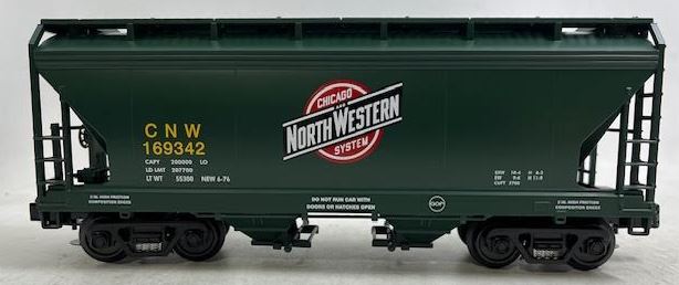 MTH 20-97475 O Gauge Chicago & North Western Centerflow Hopper #169342 LN/Box