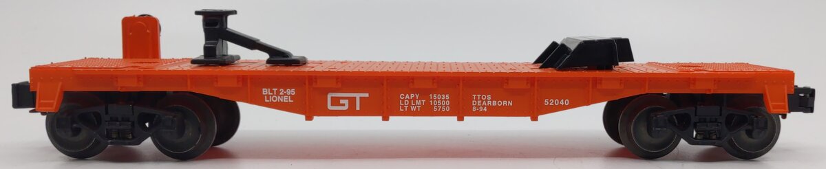 Lionel 6-52040 O Gauge TTOS Grand Trunk Flatcar without Trailer LN/Box