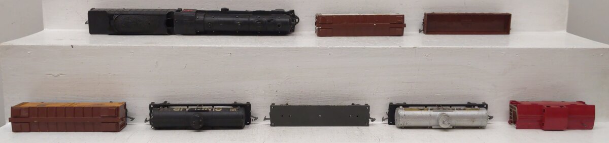 American Flyer Vintage HO Tru-Model NYC Die-Cast Steam Freight Train Set/Box