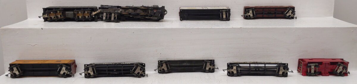 American Flyer Vintage HO Tru-Model NYC Die-Cast Steam Freight Train Set/Box