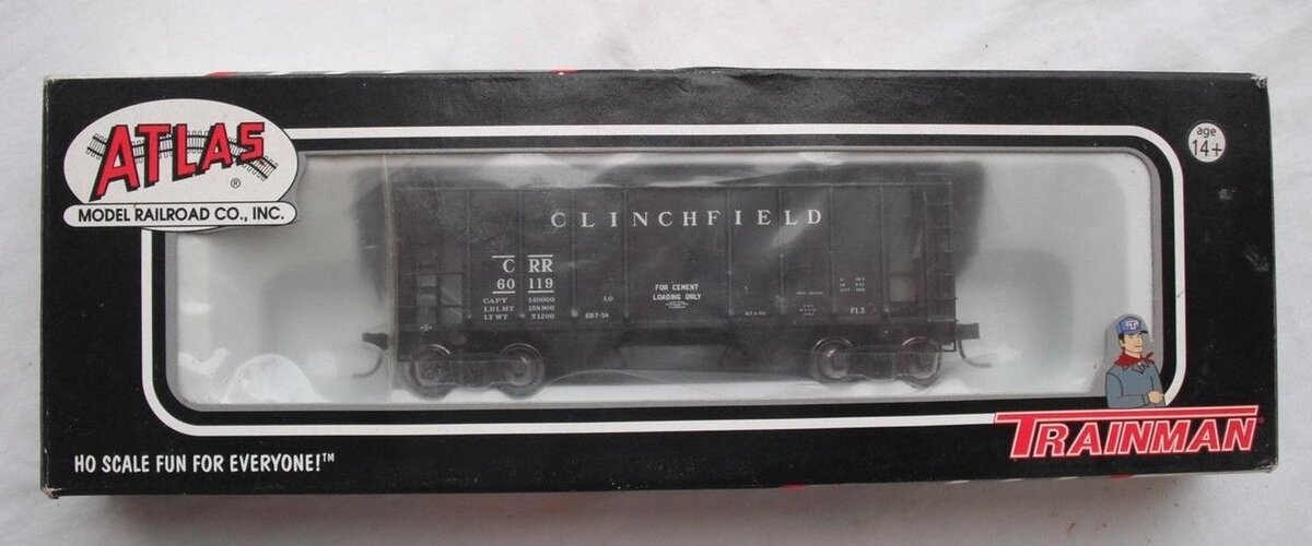 Atlas 11290 HO CRR Trainman PS-2 Covered Hopper #60119