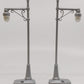 MTH 30-1095 O #64 Silver Diecast Highway Lamp Post Set (Pack of 2)