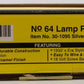 MTH 30-1095 O #64 Silver Diecast Highway Lamp Post Set (Pack of 2)