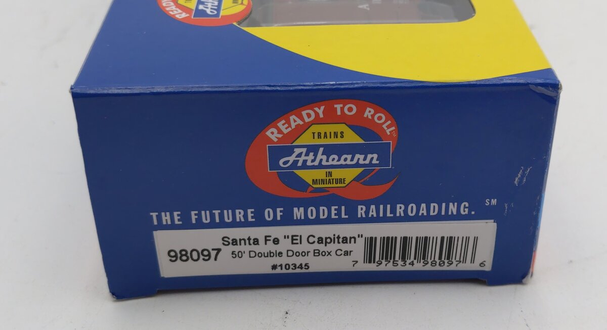 Athearn 98097 HO Scale Atchison Topeka Santa Fe 50' Double Door Box Car #10345