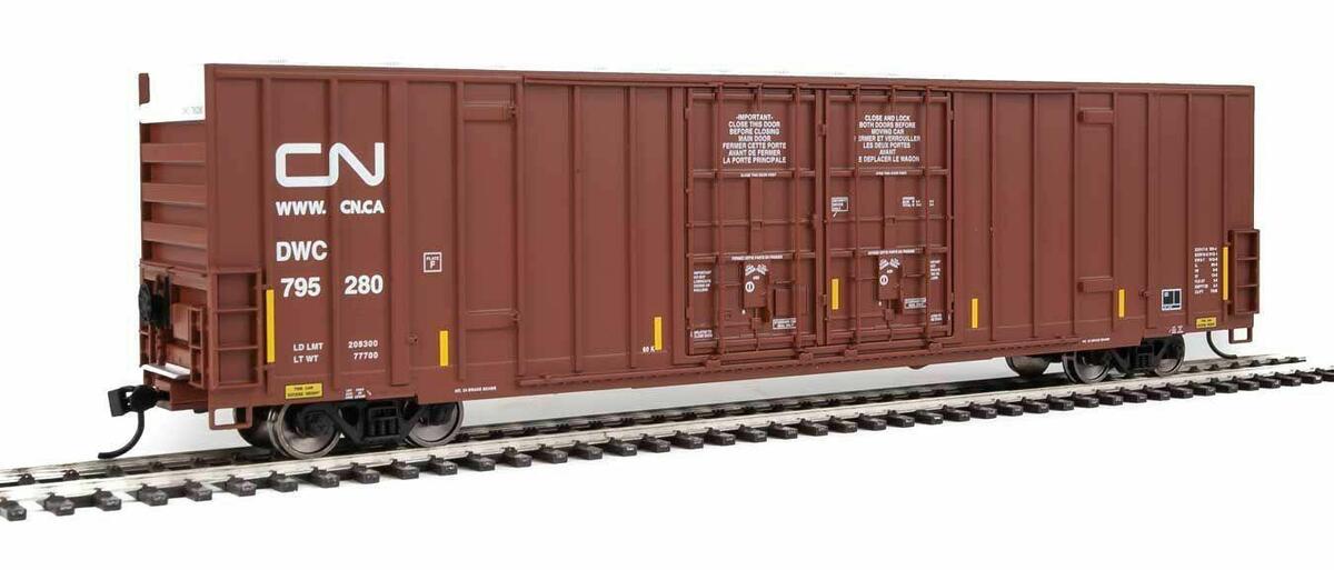 Walthers 910-2965 HO Canadian National DWC 60' Hi-Cube Boxcar #795280