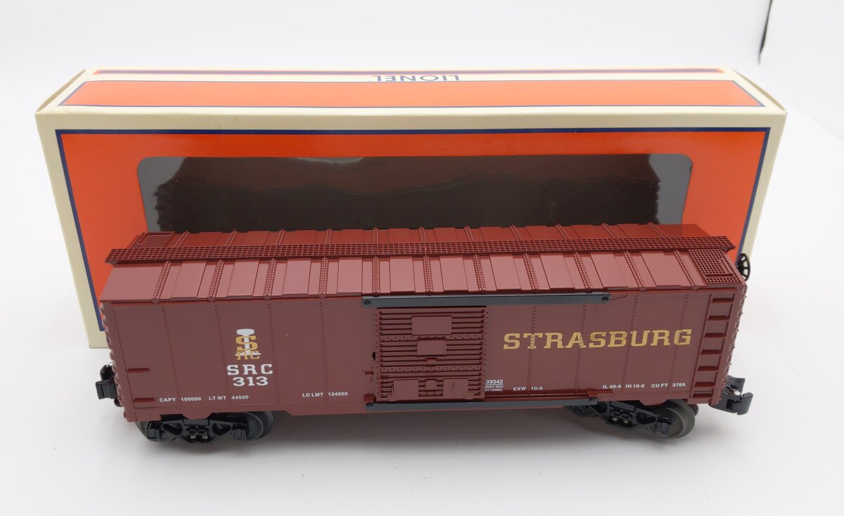 Lionel 6-39342 O Gauge Strasburg Boxcar #313